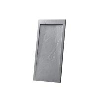 Душевой поддон низкий Vincea VST-4SRL VST-4SRL8012G прямоугольный литьевой мрамор 120x80 серый матовый