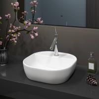 Раковина накладная квадратная  Maretti Florenza FL13NS88-844 фарфор цвет белый