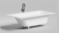 Ванна из искусственного камня Salini Orlanda Plus 102024M 190x100