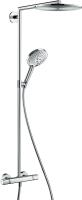 Душевая система со смесителем Hansgrohe Raindance Select S 27114000 монтаж настенная с термостатом хром