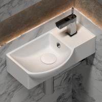 Раковина подвесная прямоугольная Ceramica Nova Element CN6039L фарфор цвет белый