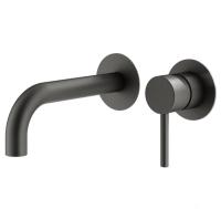 Смеситель для раковины Plumberia Selection IXO KITXO1135GR250 графит матовый