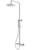 Душевая система со смесителем Plumberia Selection IXO XO6302CR монтаж настенный с термостатом хром