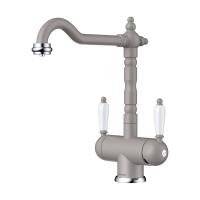 Смеситель для кухни Omoikiri Amagasaki 4994232 с подключением к фильтру leningrad grey