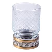 Стакан для зубных щеток Boheme Royal Cristal 10931-BR бронза