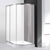 Душевой угол Cezares Molveno MOLVENO-RH-2-120/90-P-Cr прямоугольная-асимметричная  стекла рифленые, профиль хром