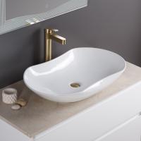 Раковина накладная нестандартная BelBagno  BB1334 фаянс цвет белый