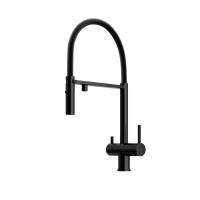 Смеситель для кухни Sancos Imola SC4010MB с подключением к фильтру матовый черный/черный