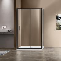 Душевой угол Vincea Garda VSR-1G8012CLB прямоугольный 120x80 стекла прозрачные, профиль черный