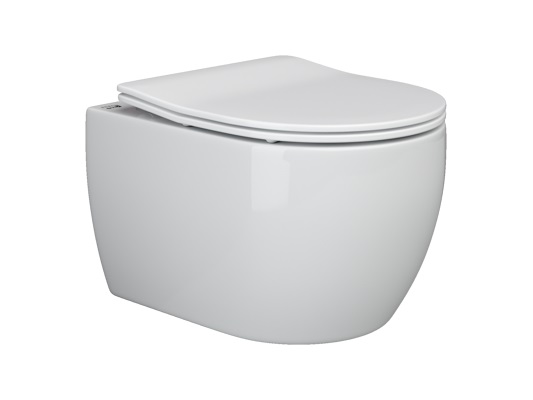 Комплект инсталляции с подвесным унитазом Ceramica Nova Play CN3001_1002CH_1000 крышка-сиденье в комплекте быстросъемное с микролифтом, клавиша смыва в комплекте хром