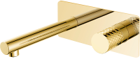 Смеситель для раковины Boheme Stick 125-GG Gold Diamond Gold