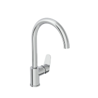 Смеситель для кухни VitrA Flow Round A43407EXP без подключения к фильтру хром