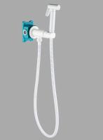 Гигиенический душ ALMAes Agata AL-877-06 встраиваемый в стену белый матовый