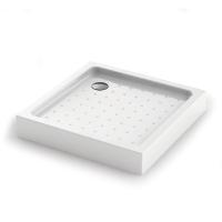 Душевой поддон низкий Veconi Tezeo acrylic TZ52-100-C5 квадратный акрил 100x100 белый