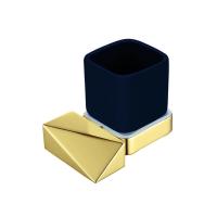 Стакан для зубных щеток Boheme New Venturo 10314-G-B Black&Gold