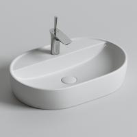 Раковина накладная овальная Ceramica Nova Element CN6035 фарфор цвет белый