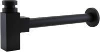 Сифон для раковины BelBagno BB-SMQ2-NERO черный