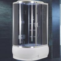 Душевая кабина с крышей Niagara Ultra NG-910-01R асимметричная  120x80 стекла тонированные, профиль хром