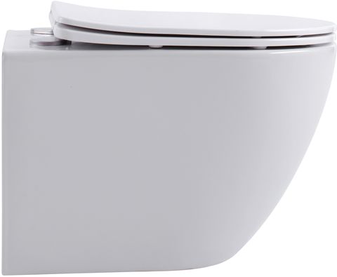 Унитаз подвесной Aquanet Cetus Cetus W Short каскадный керамика белый