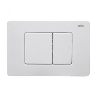 Кнопка смыва Abber  AC0120MW цвет белый матовый