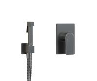 Гигиенический душ Wasserkraft Wiese A84095 встраиваемый в стену оружейная сталь