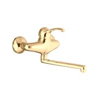 Смеситель для кухни Webert Aurora AU910101010 без подключения к фильтру золото