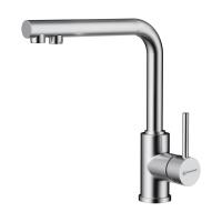 Смеситель для кухни Omoikiri Nakagawa 2 Plus 4994342 с подключением к фильтру нержавеющая сталь