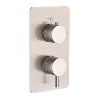 Смеситель для душа на 2 выхода Boheme Cell 135-2-NB встраиваемый в стену 
без термостата брашированный никель