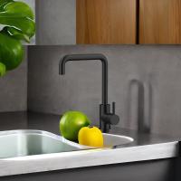 Смеситель для кухни Raiber Graceful RPB-013 без подключения к фильтру черный матовый