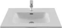 Раковина мебельная прямоугольная Aquanet Flat 00330430 керамика цвет белый матовый