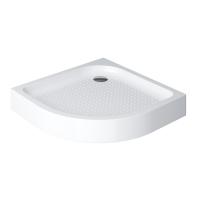 Душевой поддон низкий BelBagno  TRAY-BB-R-85-550-15-W четверть круга акрил 85x85 белый