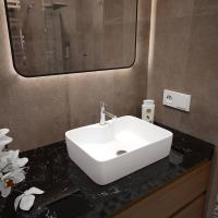 Раковина накладная прямоугольная Maretti Umbria UM13NS96-844 фарфор цвет белый