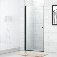 Душевая дверь Cezares Eco ECO-O-B-1-90-C-NERO 90 см стекла прозрачные, профиль черный