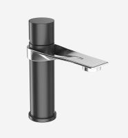 Смеситель для раковины Webert ONE-B NB830102441 черный/сталь