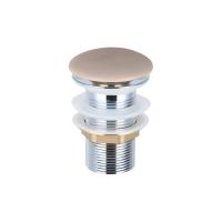 Донный клапан с керамической крышкой Vincea DBS0-216MC, капучино мат. крышка, без перелива