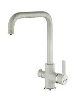 Смеситель для кухни Paulmark Logas Lo213021-310 с подключением к фильтру серый