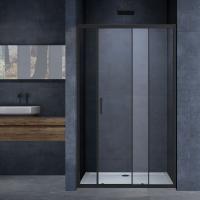 Душевая дверь Vincea Alpha VDS-3AL120CLB 120 см стекла прозрачные, профиль черный