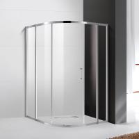 Душевой угол Cezares Molveno MOLVENO-R-11-100+30-C-Cr-IV четверть круга  стекла , профиль хром