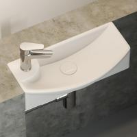 Раковина подвесная прямоугольная Ceramica Nova Element CN6038R фарфор цвет белый