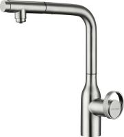 Смеситель для кухни Paulmark Urban Ur213104-NI с подключением к фильтру никель