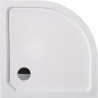 Душевой поддон низкий Cezares Tray SMC TRAY-SMC-R-90-550-150-W четверть круга   белый