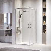 Душевой угол RGW Passage PA-39 03083900-11 квадратный 100x100 стекла прозрачные, профиль хром
