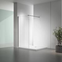 Душевая перегородка Veconi Korato KR72B-80-01-C8 80 см, стекла прозрачные, профиль черный матовый