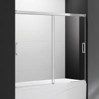 Шторка для ванны раздвижная  Cezares Tandem Soft TANDEM-SOFT-VF-2-180/145-C-Cr-IV 180 см, стекла прозрачные, профиль хром