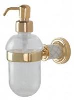 Диспенсер для мыла Boheme Murano 10912-W-G настенный Gold
