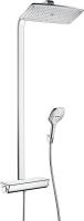 Душевая система со смесителем Hansgrohe Raindance Select E 27112000 монтаж настенная с термостатом хром