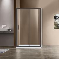 Душевой угол Vincea Garda VSR-1G9015CLGM прямоугольный 150x90 стекла прозрачные, профиль вороненая сталь