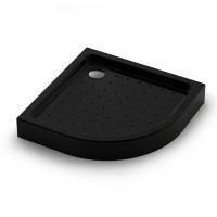 Душевой поддон низкий Veconi Tezeo acrylic TZ51B-90-C5 четверть круга акрил 90x90 черный