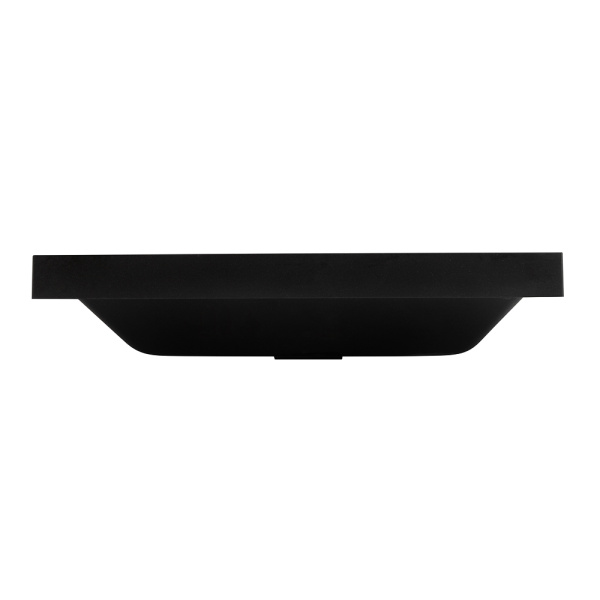Раковина мебельная прямоугольная BelBagno  BB600/450-LV-ART-AST-NERO литьевой мрамор цвет черный глянцевый