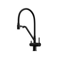 Смеситель для кухни Sancos Dora SC4003MB с подключением к фильтру черный матовый
